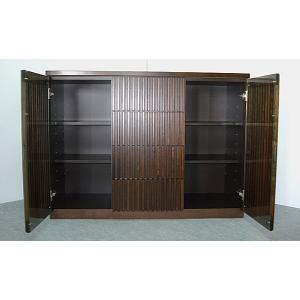 サイドボード 120 キャビネット 和 家具 ...の詳細画像1