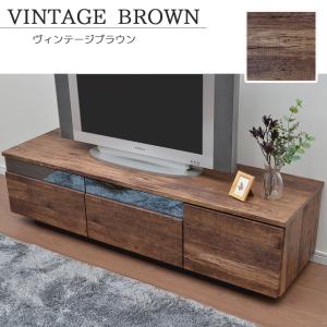 テレビボード ブラウン グレー 幅140 モダ...の詳細画像2