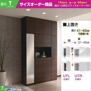 上置 幅31-45cm 高さ61-80cm すきまくん シューズ 壁面家具 玄関収納