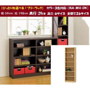 白井産業 タナリオ 幅87cm 高さ150cm TNL-1587 オープン 組立家具 全段