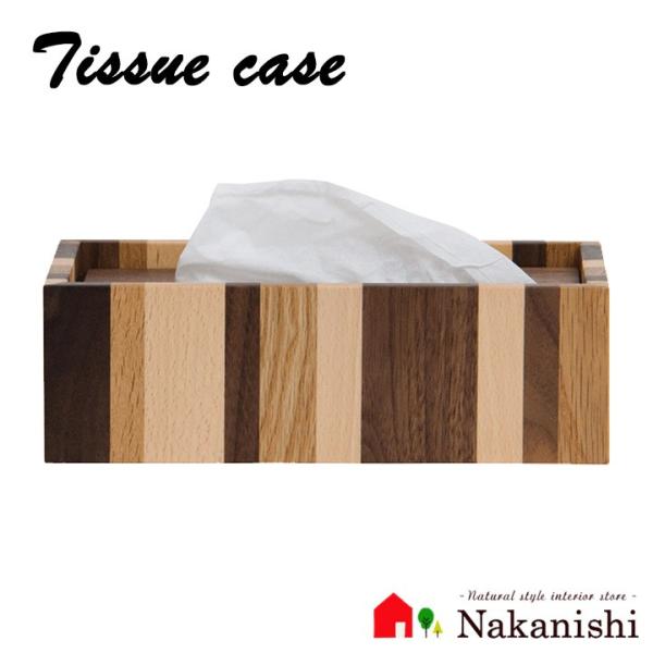 【ティッシュボックス】木製・モザイク・ティッシュケース