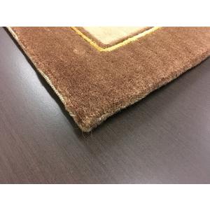 アクセント ラグ 絨毯 カーペット ウール シ...の詳細画像3
