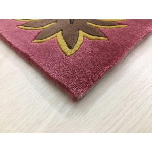 アクセント ラグ 絨毯 カーペット ウール 中...の詳細画像3