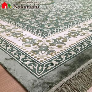 アクセント ラグ 絨毯 カーペット シルク 中国...の商品画像