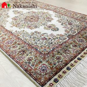 玄関マット シルク 中国段通 約62.7×96cm 120段 マルチ dt-a1000