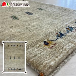 ギャッペ　ギャッベ　カーペット ギャッベ 玄関マット 約90×131cm】GABBEH・ギャッペ(ギャべ)・イラン製