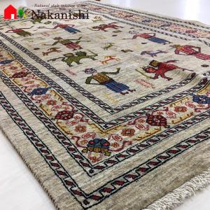 【ギャッベラグ 約120×181cm ぐらんどふぇすてぃばる】GABBEH・ギャッペ(ギャべ)・イラン製・カーペット・ラグ・絨毯(じゅうたん)・カラフル