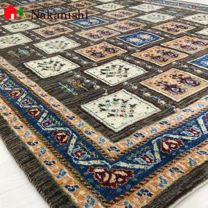 【ギャッベラグ 約169.5×257.5cm Misuzu】GABBEH・ギャッペ(ギャべ)・イラン製・玄関マット・カーペット・ラグ・絨毯(じゅうたん)・マルチカラー