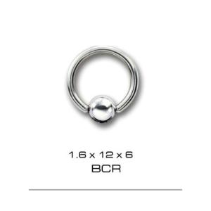 18ゲージ 18G シンプルキャプティブリング ボディピアス ボールクローザーリングcbr bcr