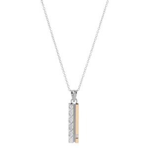 バンブー グッチ クロス ペンダント ネックレス シルバー925