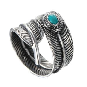 ターコイズ 指輪 メンズ リング シルバー キングマンターコイズ 17-21