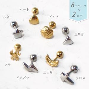 4INT. ピアス キュービック ボディピアス 16G (片耳用) / サージカル