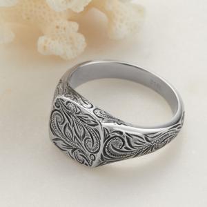 soerte 指輪 リング Minimal signet ring （circle）/ミニマル