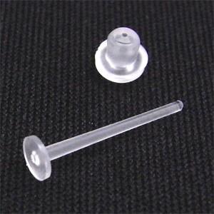 医療用樹脂のノンアレルギーピアス アレルギー予防シークレット透明ピアス リメイン 爆買