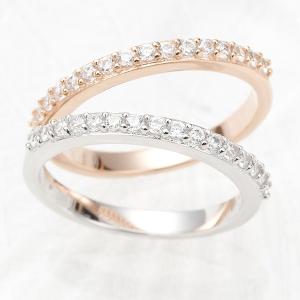 ⑫ハーフエタニティRING Silver925 モアサナイト リング V字 ハーフ エタニティ エタニティリング 指輪