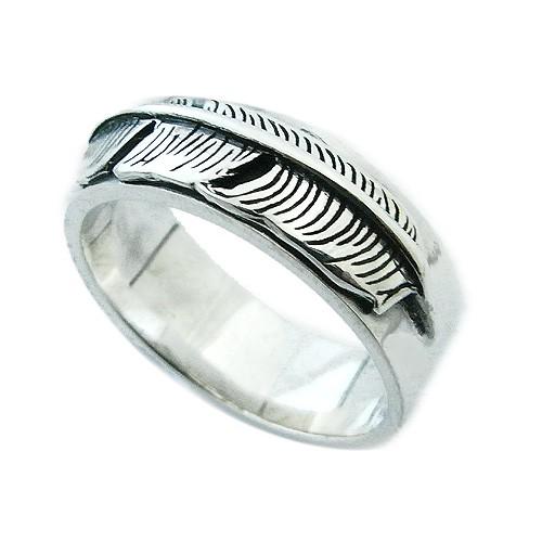 フェザー付きリング ペアリングにも ネイティブ お兄系 爆買