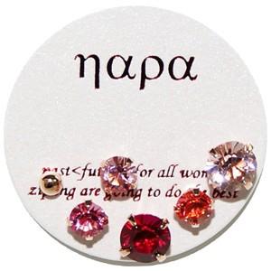 大きさ カラー色々 カラフルラインストーン他ピアス6点お買い得セット サージカルステンレス製ポストで...