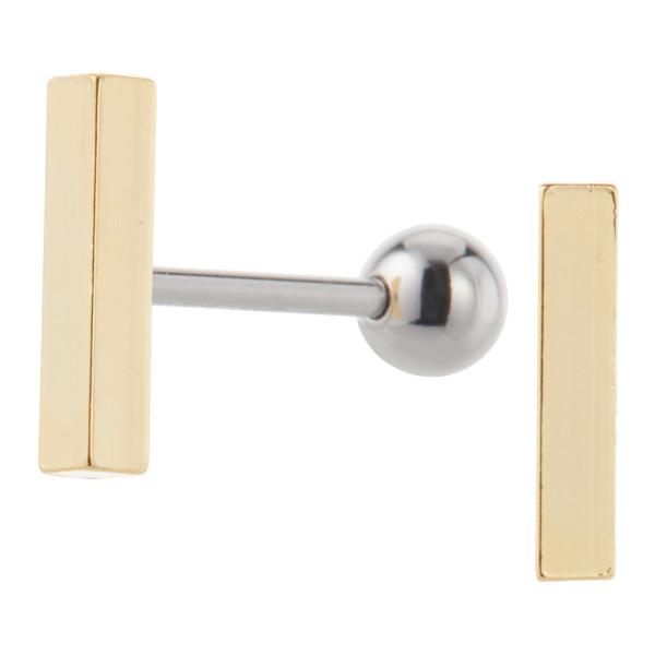 ボディピアス サージカルステンレス316L スティック バー 棒 小さめ  耳たぶ 軟骨 金属アレル...