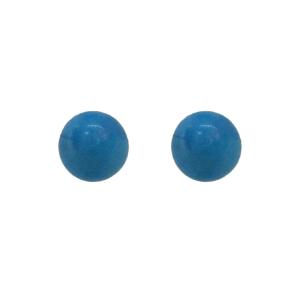 ピアス K18金製ポスト 天然石 3mm ボール 1粒 シンプル 金属アレルギー対応 日本製