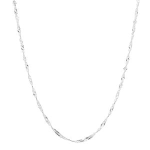 時間指定不可 スクリューチェーン シルバーネックレス SILVER ITALY