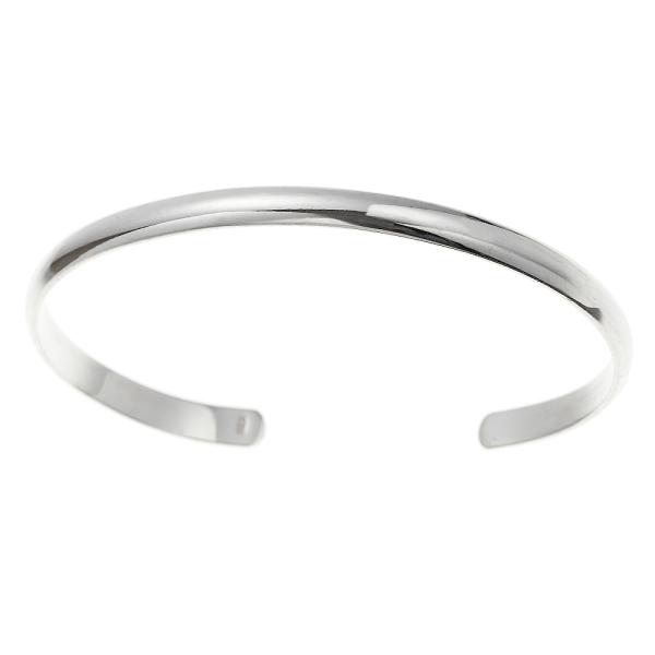 メンズバングル シルバー925 スターリングシルバー シルバーバングル ブレスレット 甲丸 定番 シ...