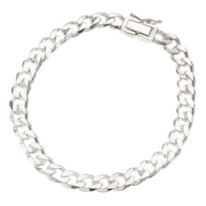 FENDI◇ブレスレット/喜平チェーン/FFロゴ/シルバー : セカンド