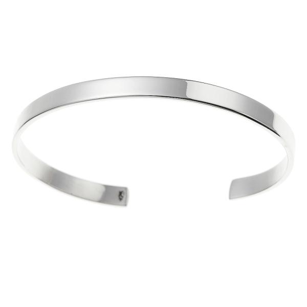 メンズバングル シルバー925 スターリングシルバー シルバーバングル ブレスレット 平打ち 定番 ...