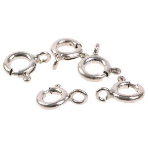 あ*3様 銀細工部品　シルバー925 工芸部品セット 121g 万年筆部品 引き輪 シルバー925製 パーツ 5個セット 7.5mm ヒキワ シルバー 留め具