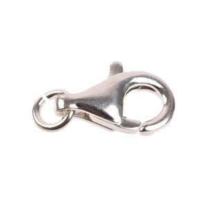 カニカン シルバー925製 パーツ 1個売り Lサイズ 13mm シルバー フック 留め具 金具 クラフト 手芸 爆買