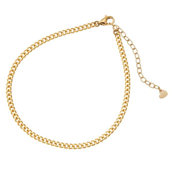 vie ヴィー アンクレット ブレスレット サージカルステンレス316L IPコーティング チェーン...