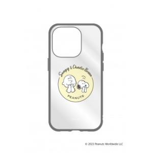 ピーナッツ IIIIfit Clear iPhone15 Pro対応ケース チャーリー・ブラウン SNGG-08D