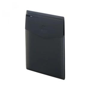 LIHIT LAB.(リヒトラブ)　soeru　スリムドキュメントファイル(タテ型)　A4　スモーク...