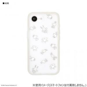 ピーナッツ IIIIfit プランプフレーム iPhone16e対応 ケース スヌーピー 総柄 SNGG-122B