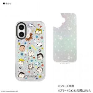 ピーナッツ スヌーピー Camera Frame iPhone 16 対応 ケース みんな SNGG-163B