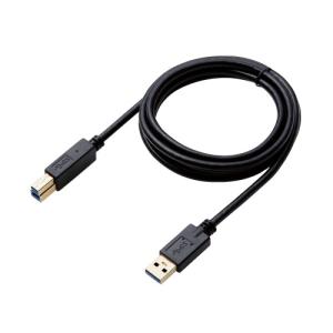 エレコム USB3.0ケーブル/A-Bタイプ/AV売場用/1.5m/ブラック DH-AB3N15BK｜kagu-plaza