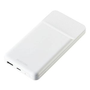 エレコム MagSafe対応 モバイルバッテリー PD対応 20W 10000mAh USB-C/-A 各1 ホワイト DE-C32-10000WH｜kagu-plaza