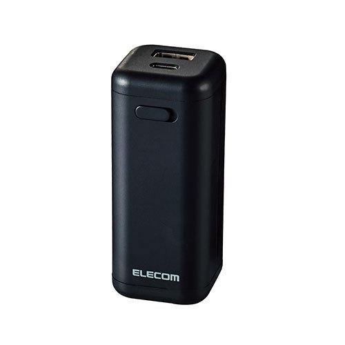 エレコム モバイルバッテリー 乾電池式 USBコネクタ Type-Cコネクタ ケーブル付 単3電池4...