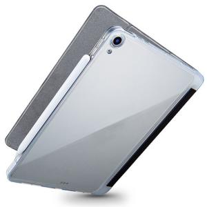 エレコム iPad Air 10.9インチ ケース カバー 手帳 フラップ レザー 背面クリア マグネット ブラック TB-A20MHVCFBK｜kagu-plaza