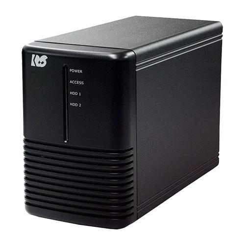 ラトックシステム USB3.0 RAIDケース (HDD2台用・ブラック) RS-EC32-U3RZ