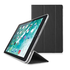 エレコム 9.7インチ iPad 2018年モデル&2017年モデル フラップカバー 背面クリア ソフトレザー 2アングル スリープ対応 ブラック TB-A18RWVBK｜kagu-plaza