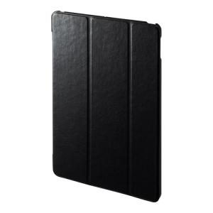 サンワサプライ iPad 10.2インチ ソフトレザーケース ブラック PDA-IPAD1607BK｜kagu-plaza