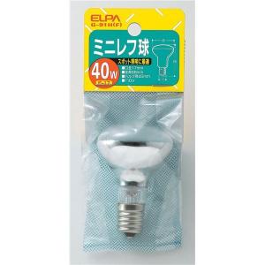 （まとめ） ELPA ミニレフ球 電球 40W E17 フロスト G-91H 〔×10セット〕｜kagu-plaza