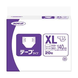 王子ネピア ネピアテンダー テープタイプXL 1セット（60枚：20枚×3パック）｜kagu-plaza