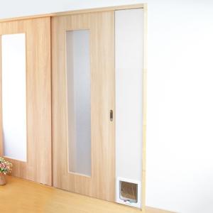 売れてます！】工事不要で簡単設置 ペットスルーもん 猫 小型犬用