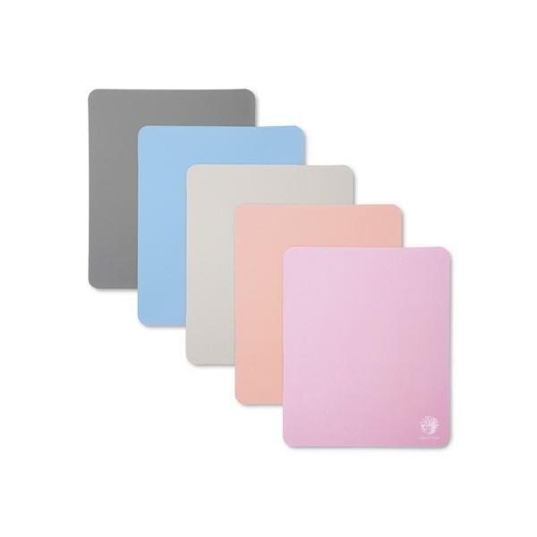 (まとめ) サンワサプライ ベーシックマウスパッド natural base 5色カラーミックス M...