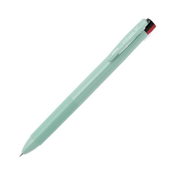 ゼブラ3色ジェルボールペン サラサクリップ3C 0.4mm （軸色：モスグリーン） J3JS5-MO...