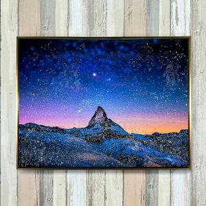 水晶パネル アートパネル 60×80cm 夜空...の詳細画像3