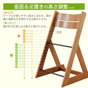 ベビーチェア ハイチェア 高さ調整 キッズチェ...の詳細画像5