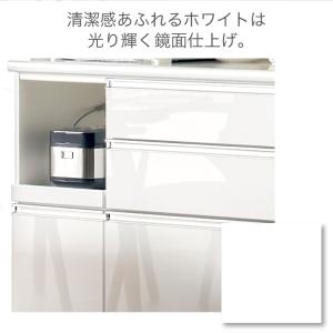 キッチンボード キッチン収納160 食器棚 レ...の詳細画像3