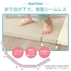 プレイマット 200cm 厚手 折り畳み 抗菌...の詳細画像5